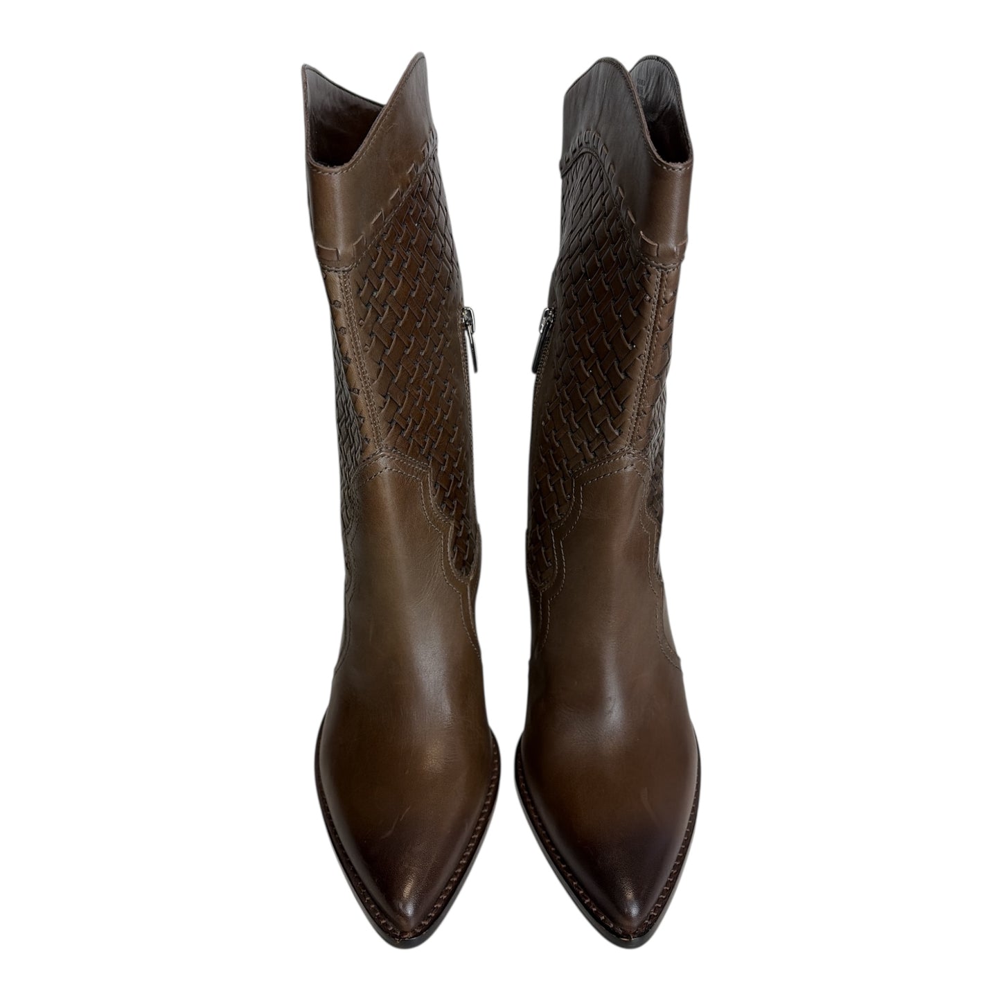 Emmelia Mid Calf Western Heeled Boot size 38.5