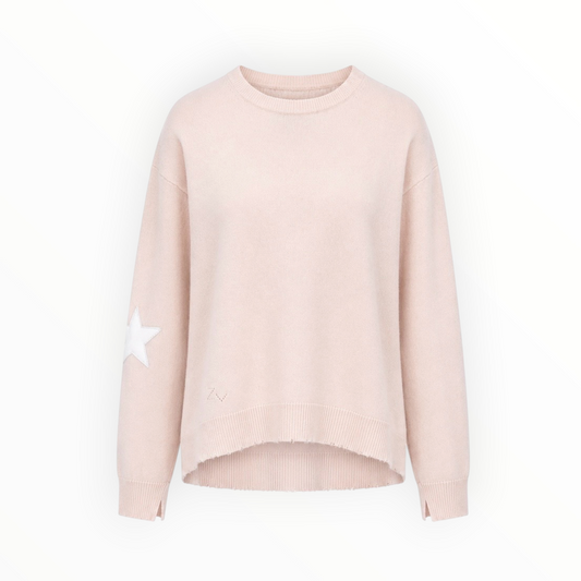 Star Elbow Crewneck Sweater size M