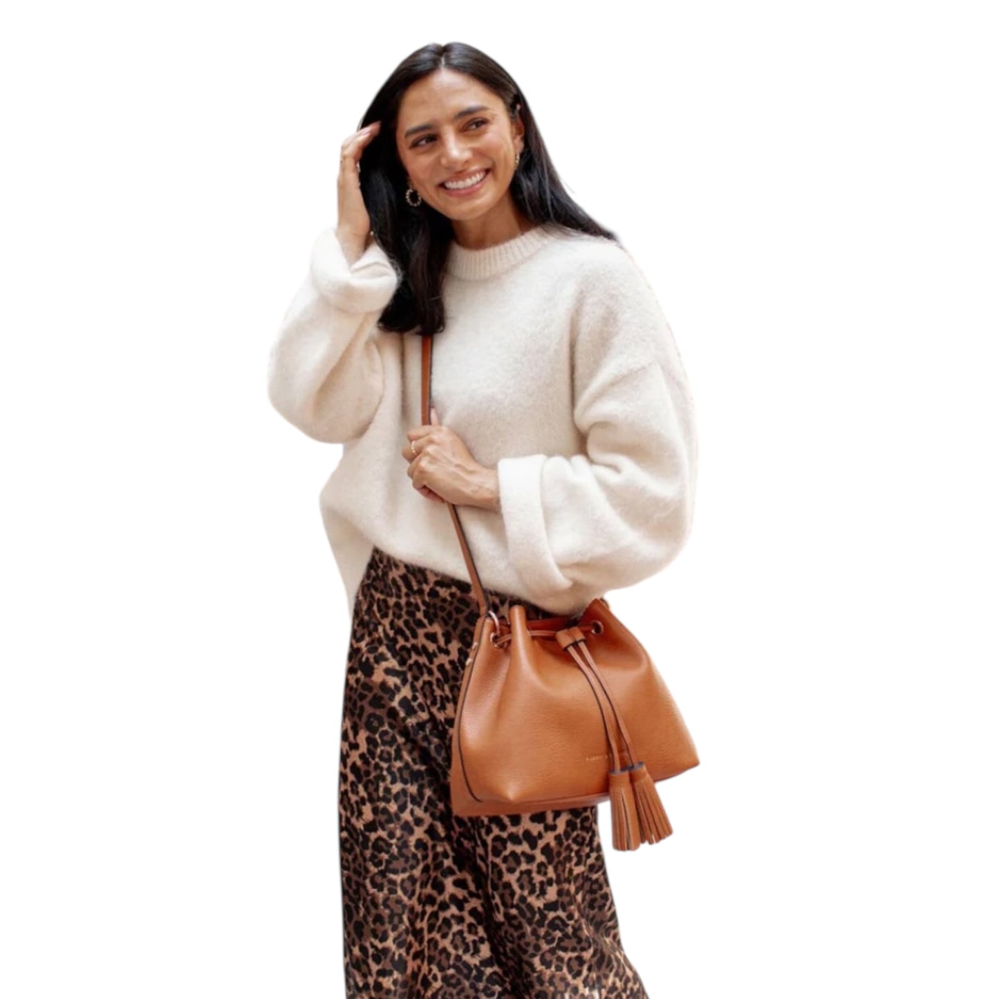 Pulled Together Bucket Bag