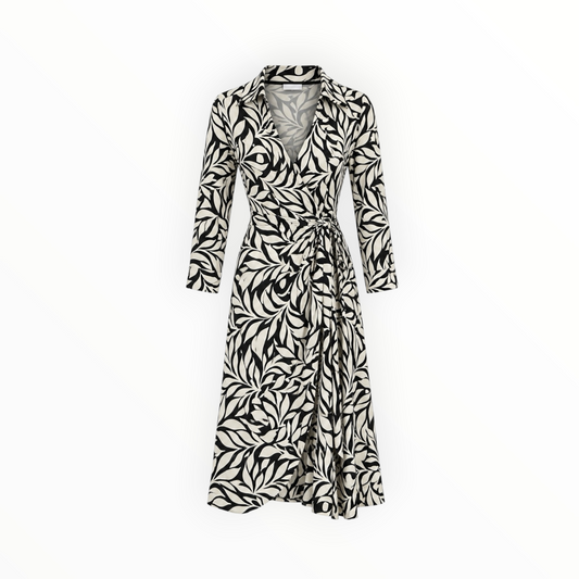 Printed Wrap Dress size 6