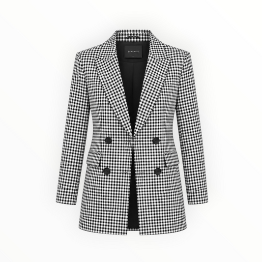 Houndstooth Open-Front Blazer size XS NEW WITH TAGS