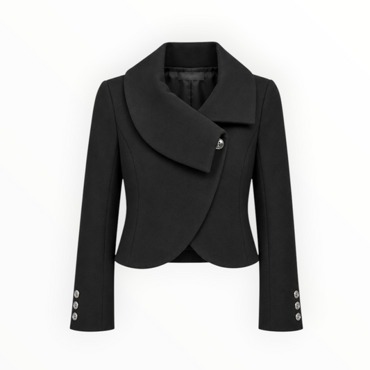 Asymmetrical Collar Jacket size M