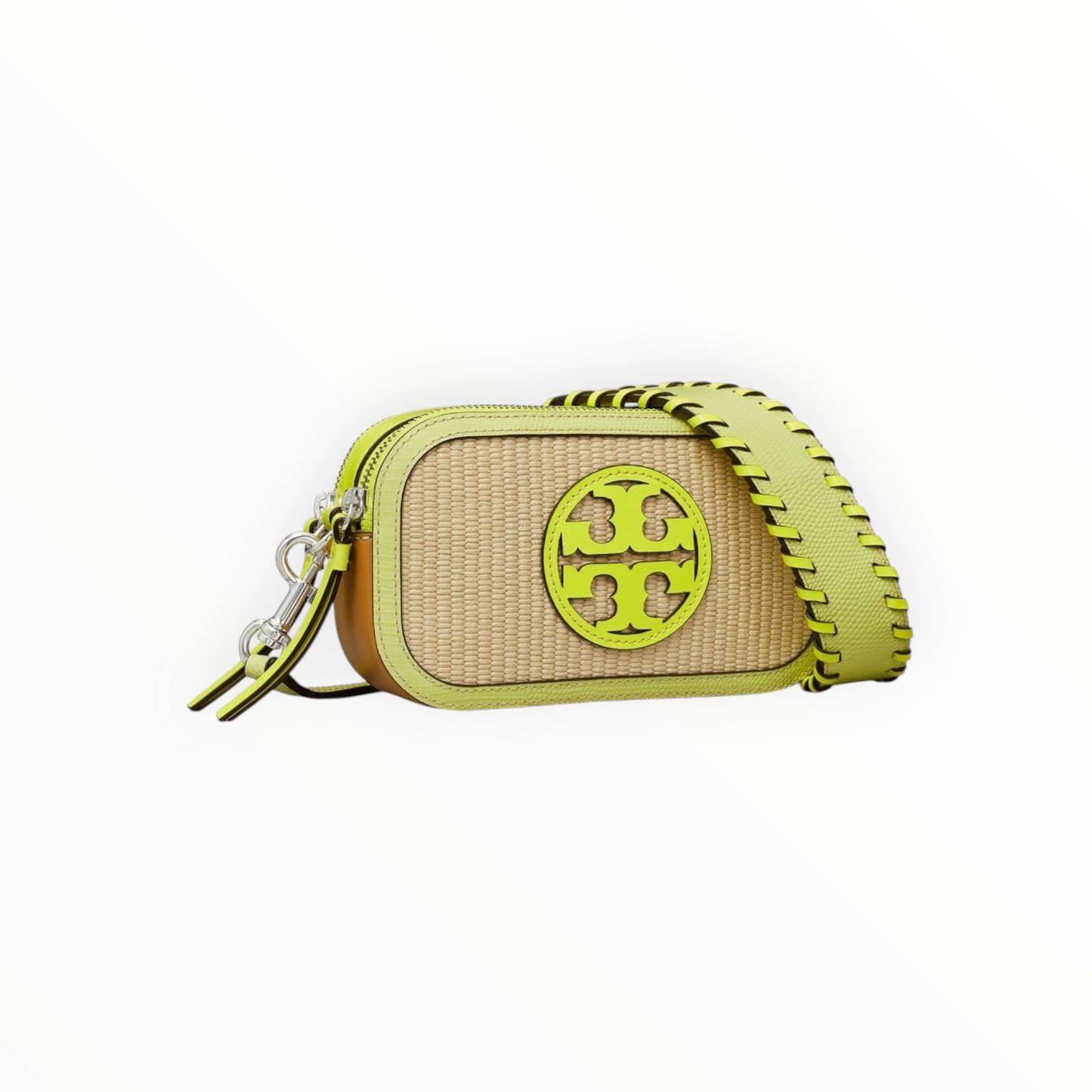 Mini Miller Raffia Crossbody Bag