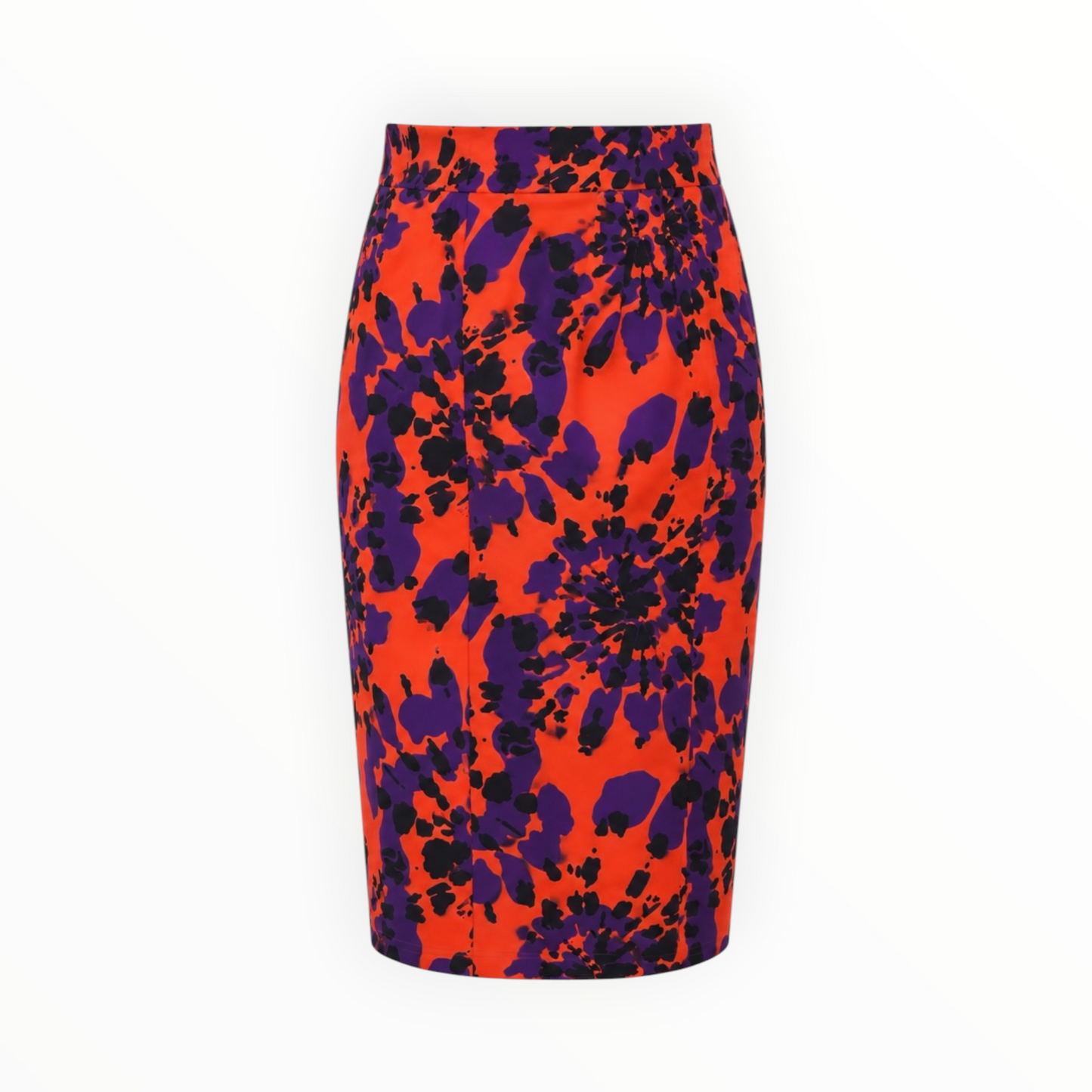 Floral Ruched Blouse & Pencil Skirt Set size 48