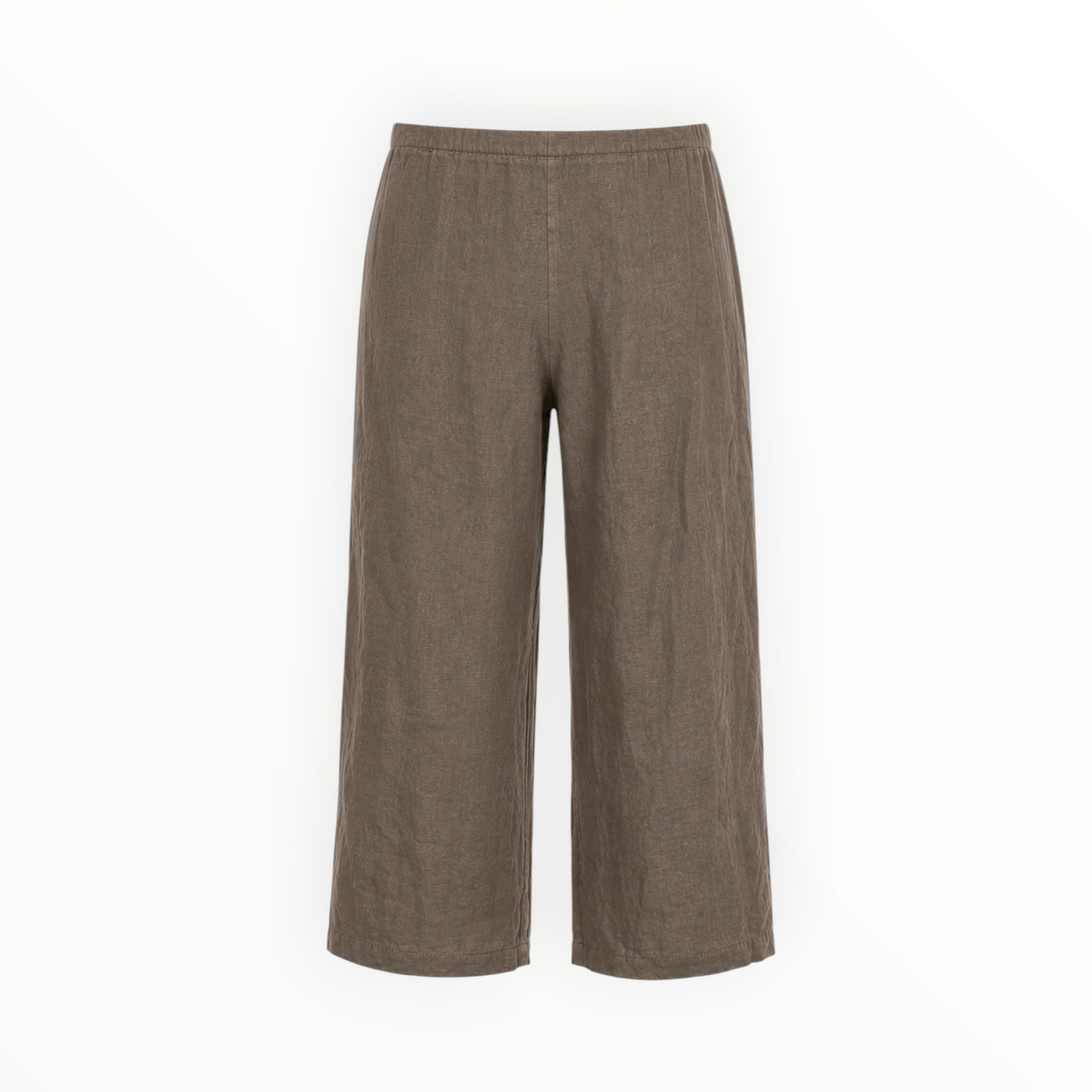 Linen Wide-Leg Cropped Pants size PP (0-2)