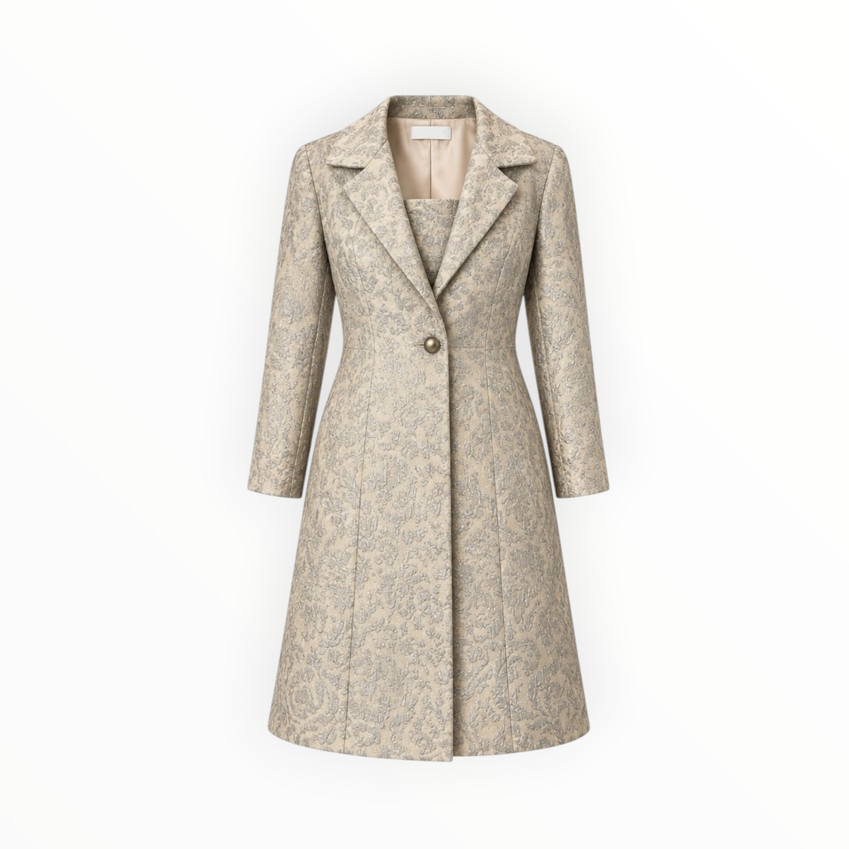 Brocade Coat and Dress Set size 4