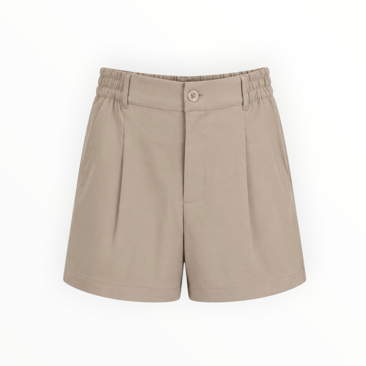 Tailored Elastic Waist Shorts size S