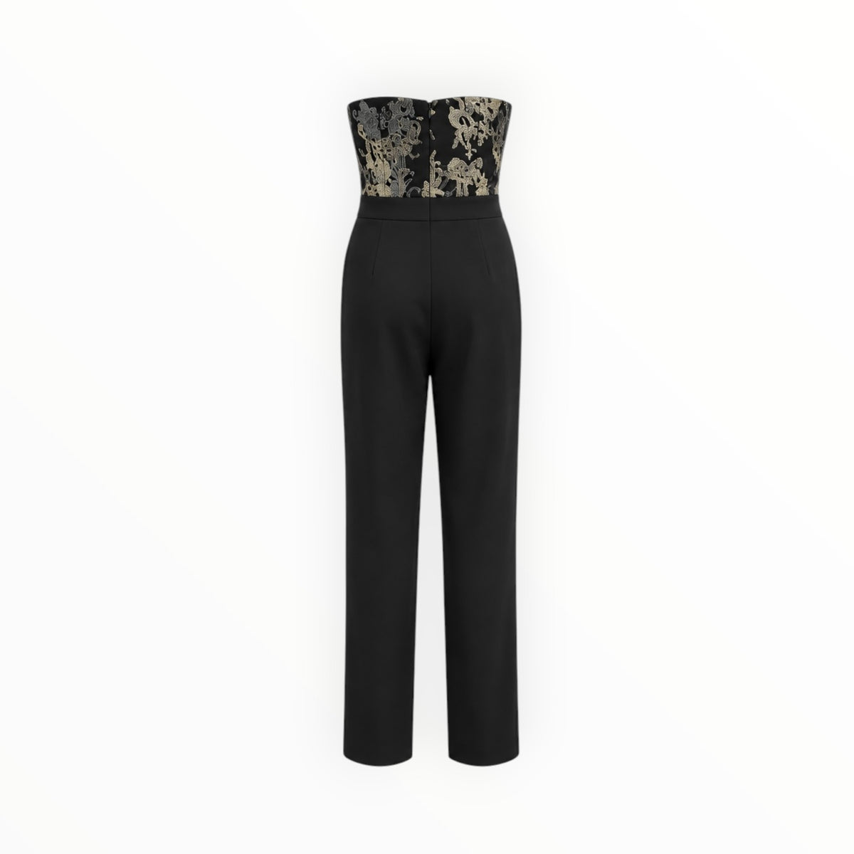 Embroidered Strapless Jumpsuit size XXS