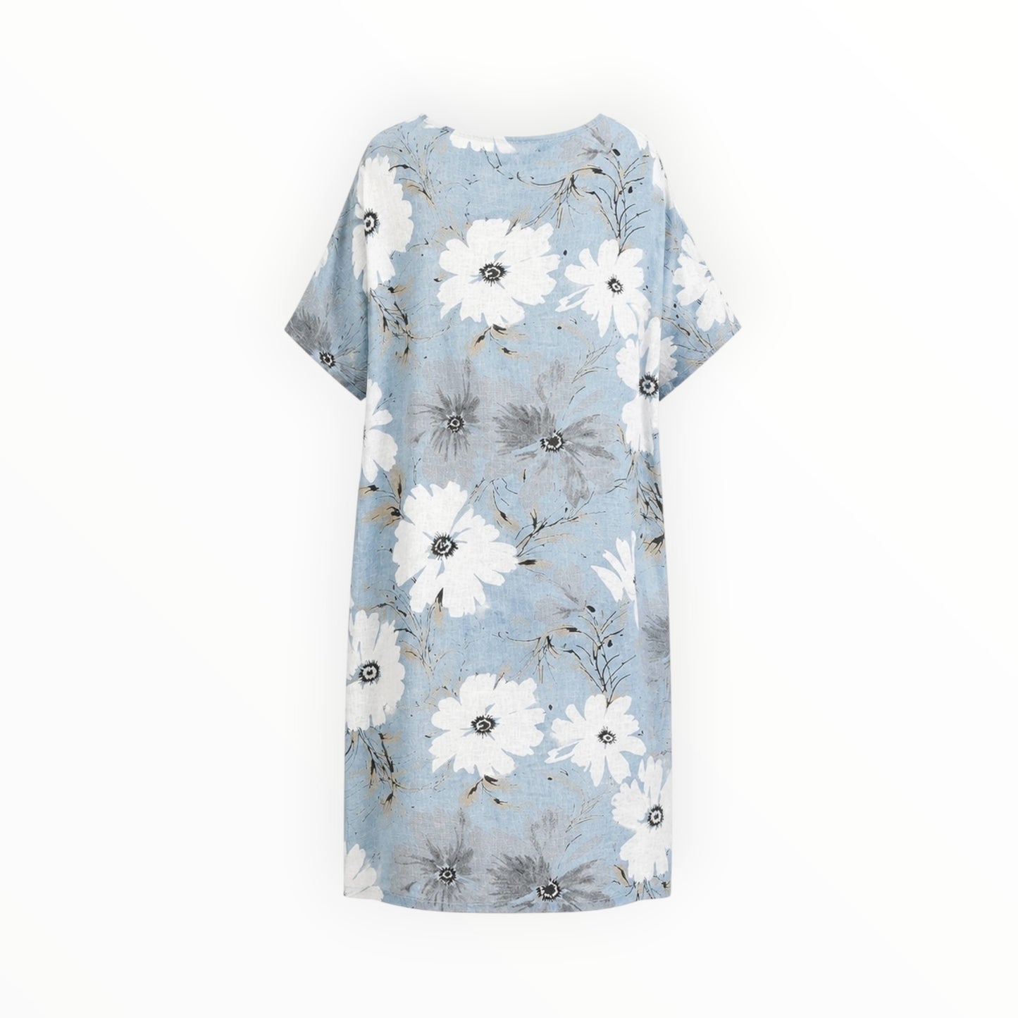 Floral Pocket Tunic Dress size 2X