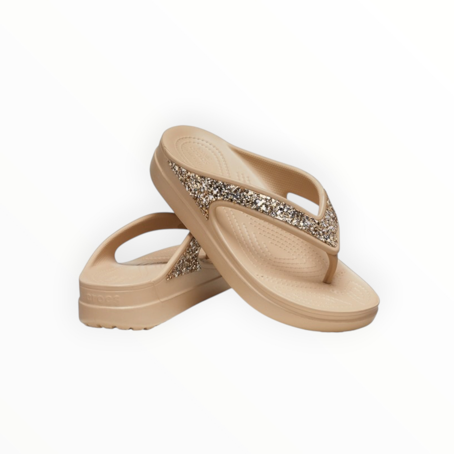 Sloane Glitter Wedge Flip Flop size 7