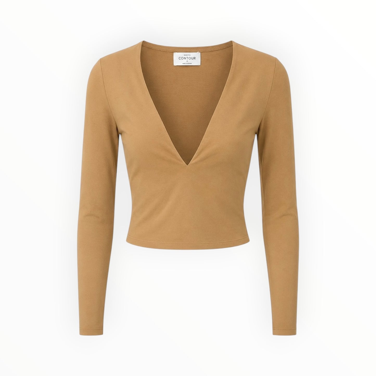 Deep-V Crop Top size M