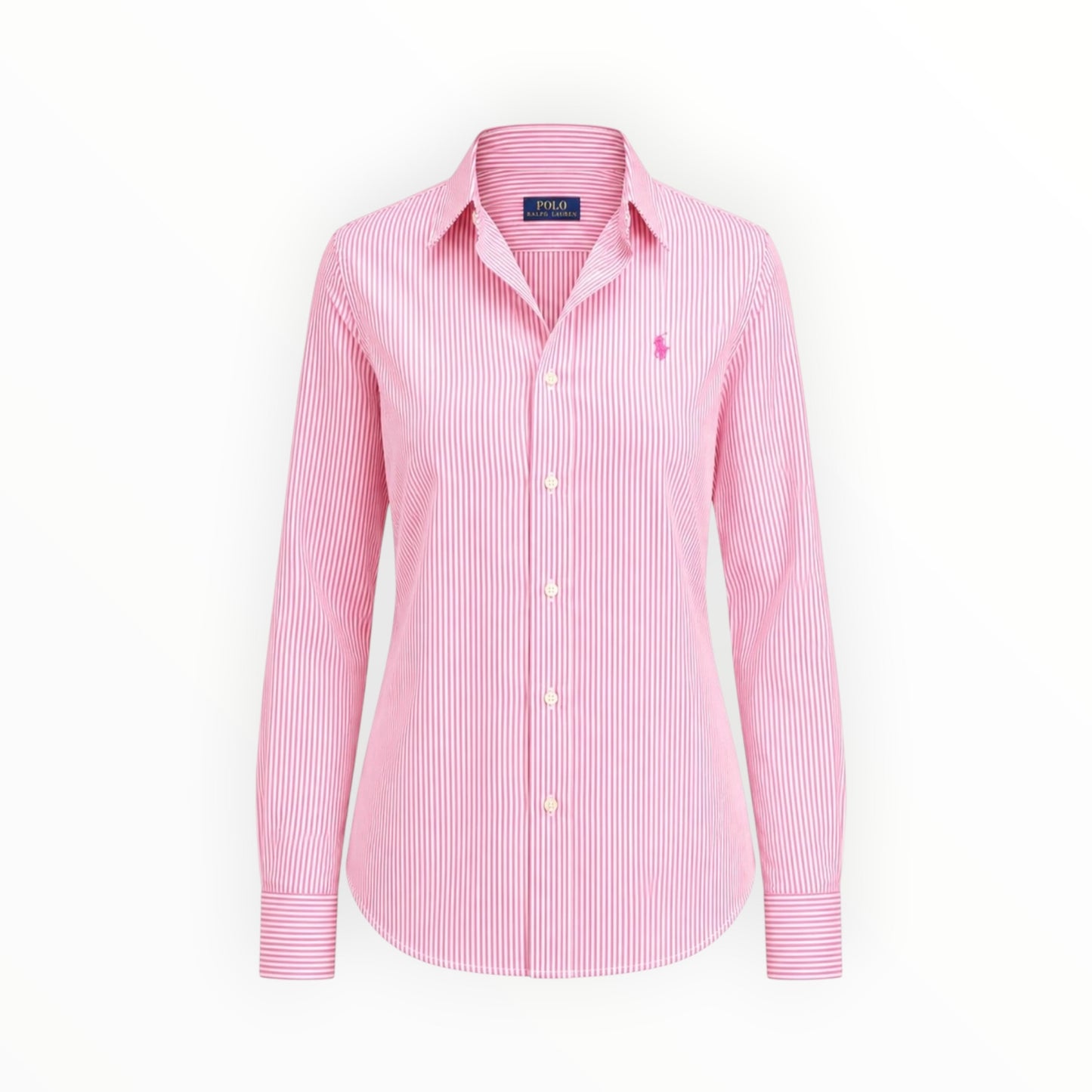 Stripe Classic Button-Up Shirt size 10