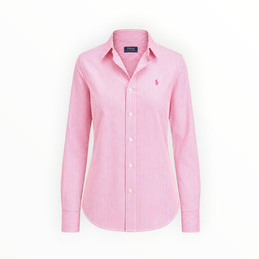 Stripe Classic Button-Up Shirt size 10