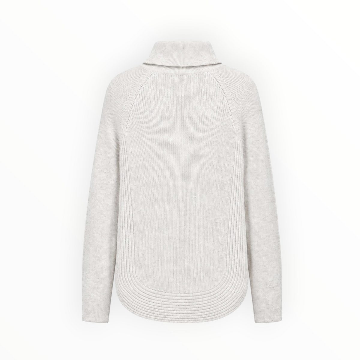 Cowl Neck Zip Sweater size S