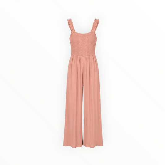 Smocked Wide-Leg Jumpsuit size XS NEW WITH TAGS