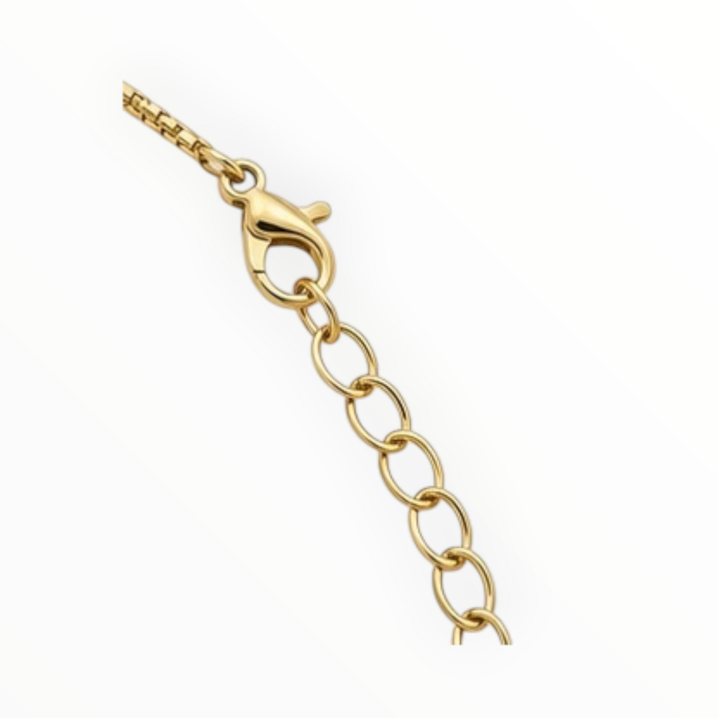 Green Cushion Stone Gold-Tone Pendant Necklace