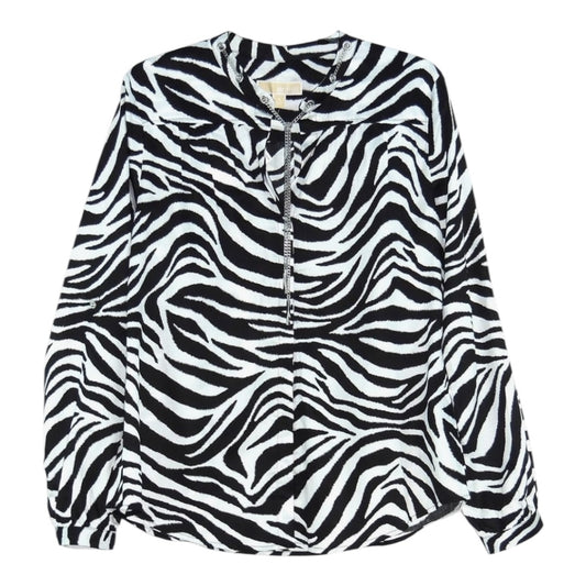 Chain Emblished Zebra Print Shirt size 16