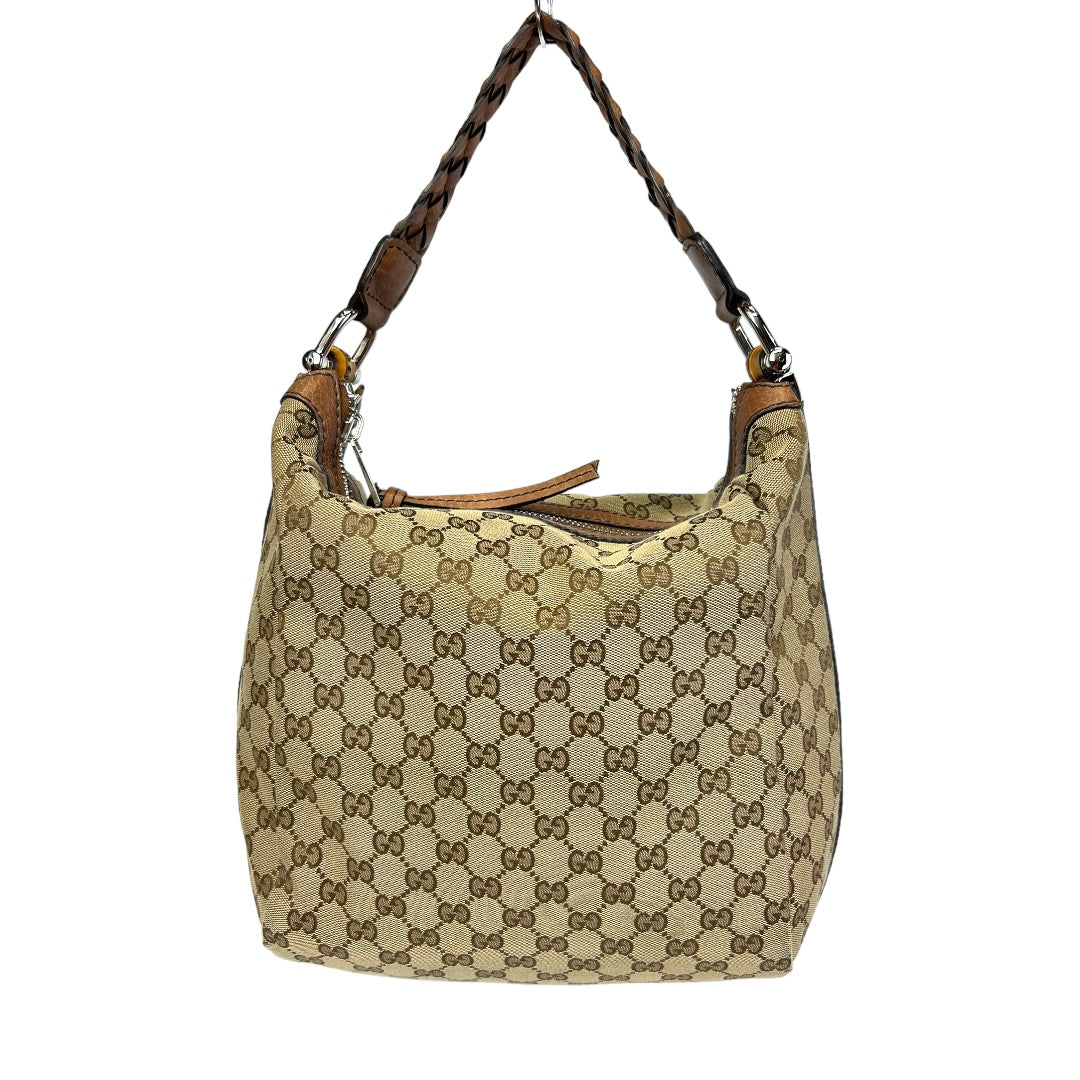 GG Canvas Bamboo Bar Hobo