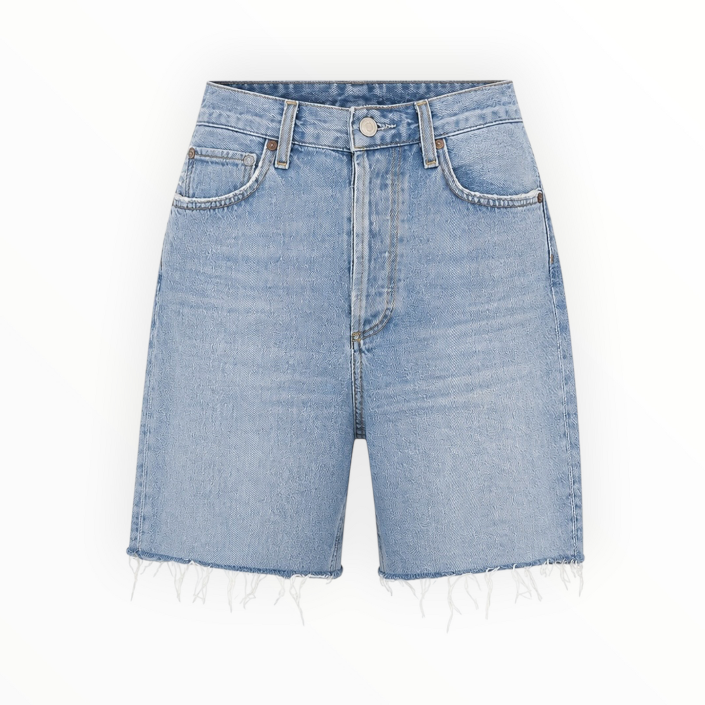 Raw Hem Denim Shorts size 25