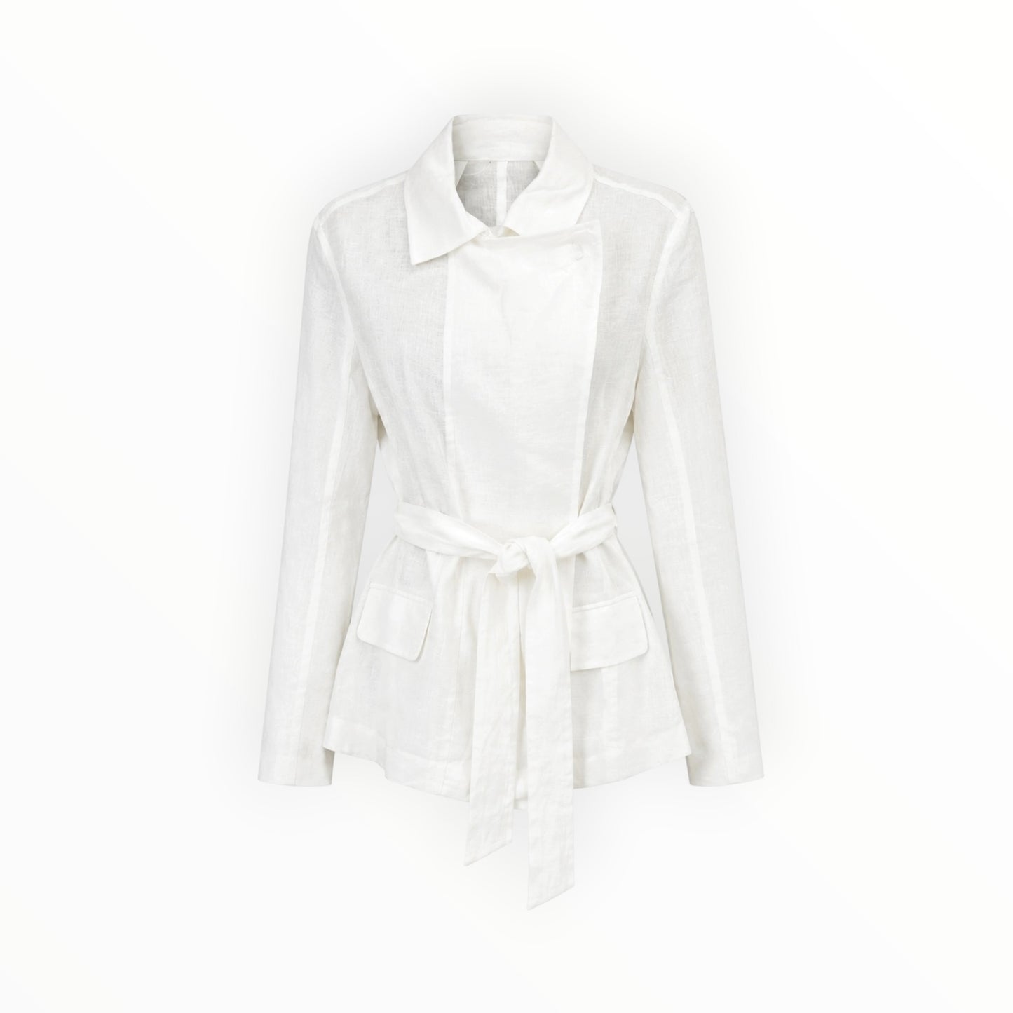 Linen Belted Jacket size 40