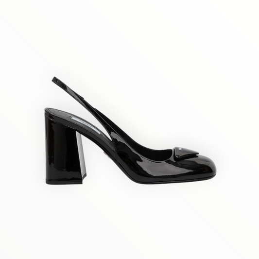 Vernice Patent Slingback Pumps size 38
