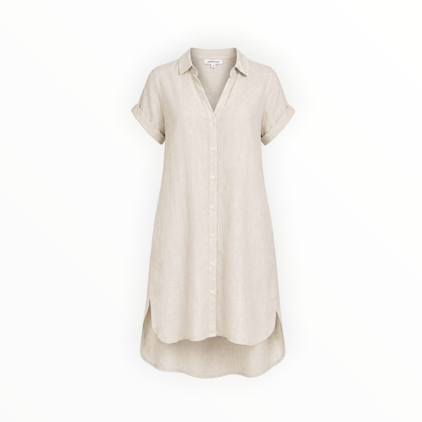 Linen Shirt Dress size 3(L)