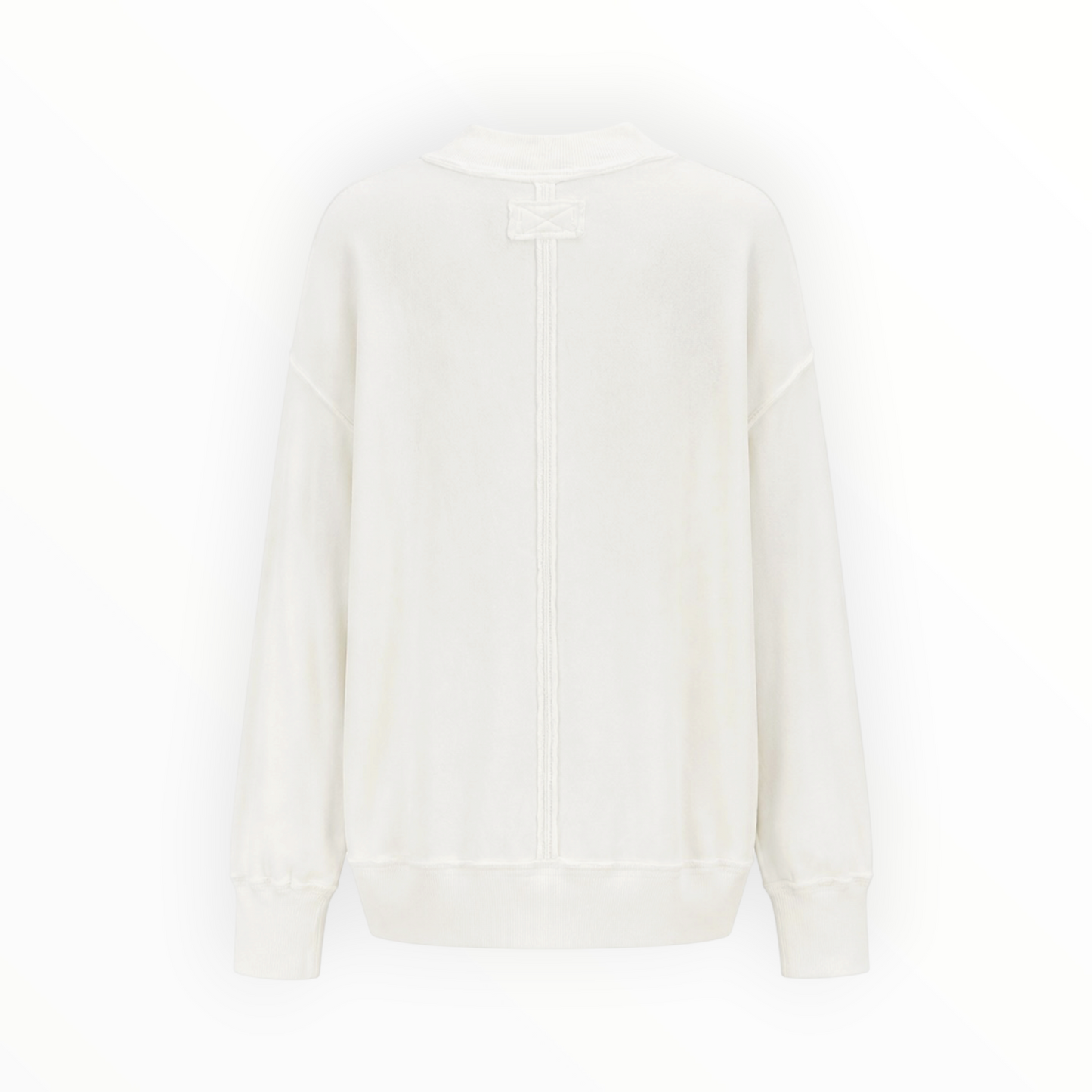 Relaxed Mock-Neck Sweatshirt size XS