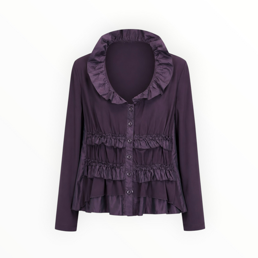 Ruffle Trim Tiered Blouse size 3