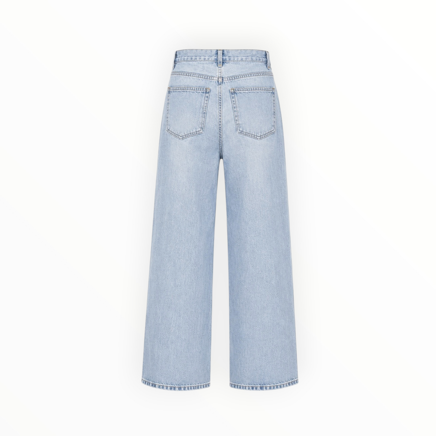 Criss-Cross Waist Wide-Leg Jeans size 26