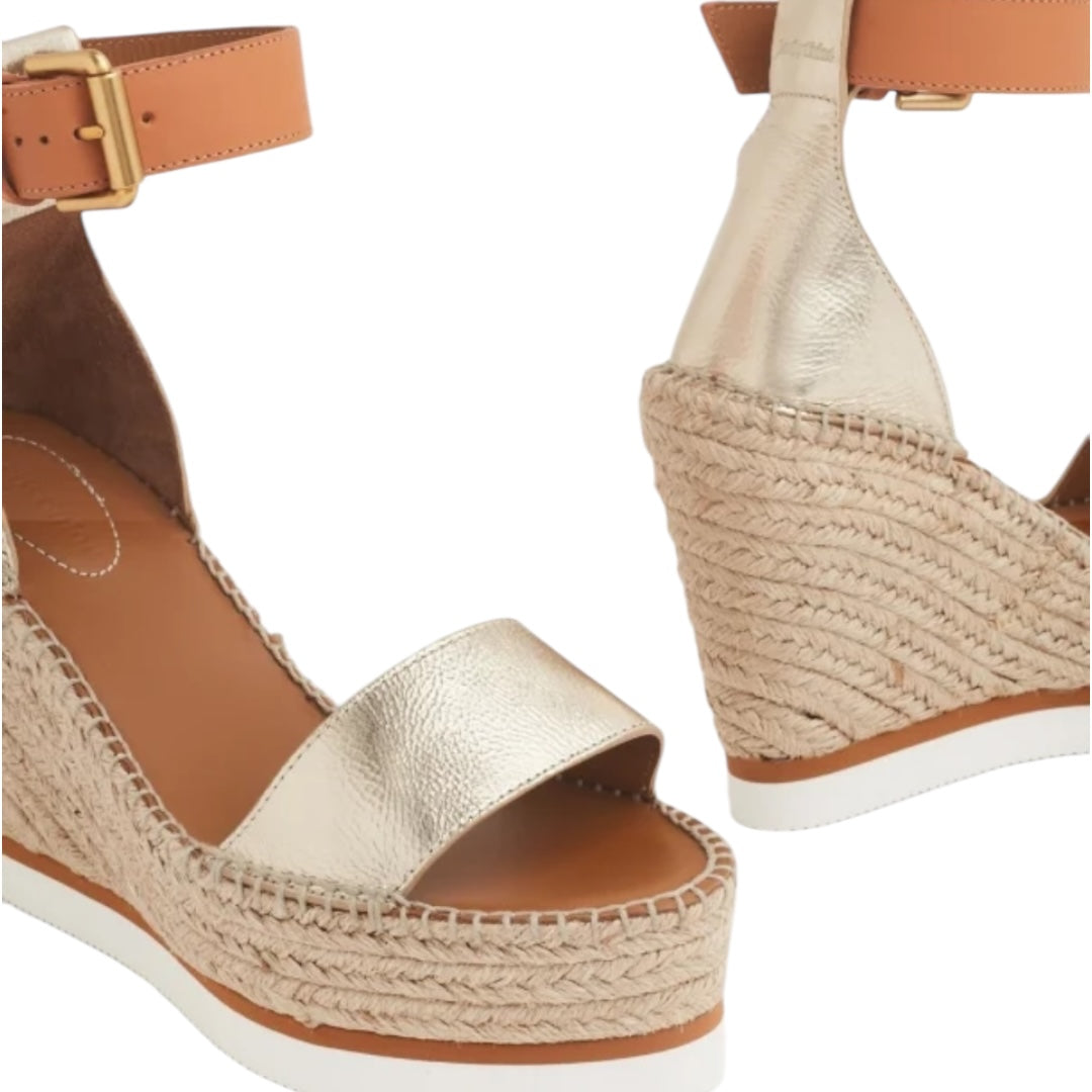 Glyn Espadrille Wedges Size 38