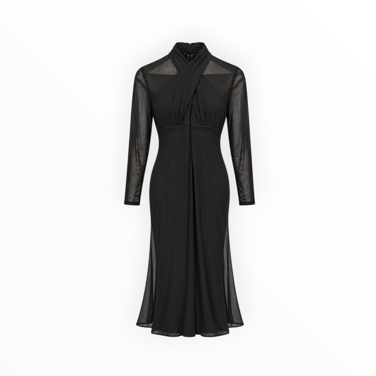 Mesh Long-Sleeve Dress size 12