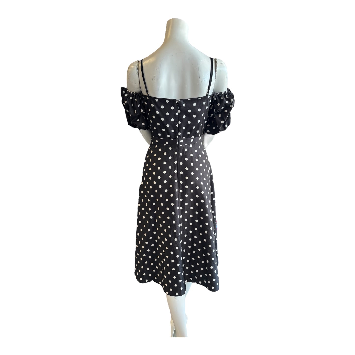 Polka Dot Midi Dress size medium