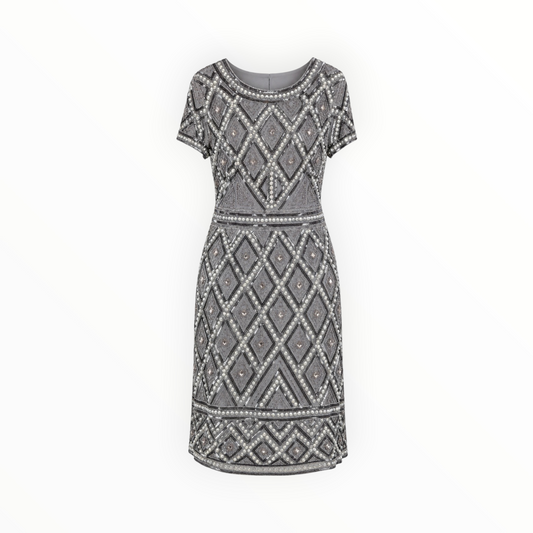Beaded Geometric Dress size 20