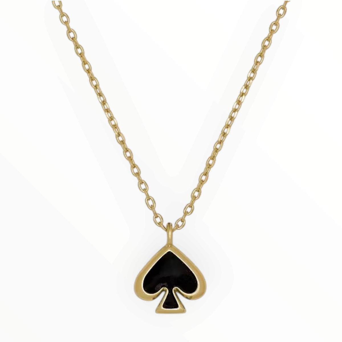 Everyday Spade Enamel Mini Pendant NWT