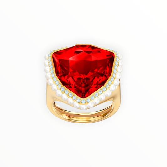Lucky Goddess Ring size 8 NEW IN BIX