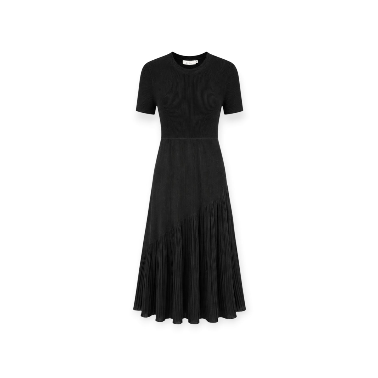 Ribbed Pleated Midi Dress size S