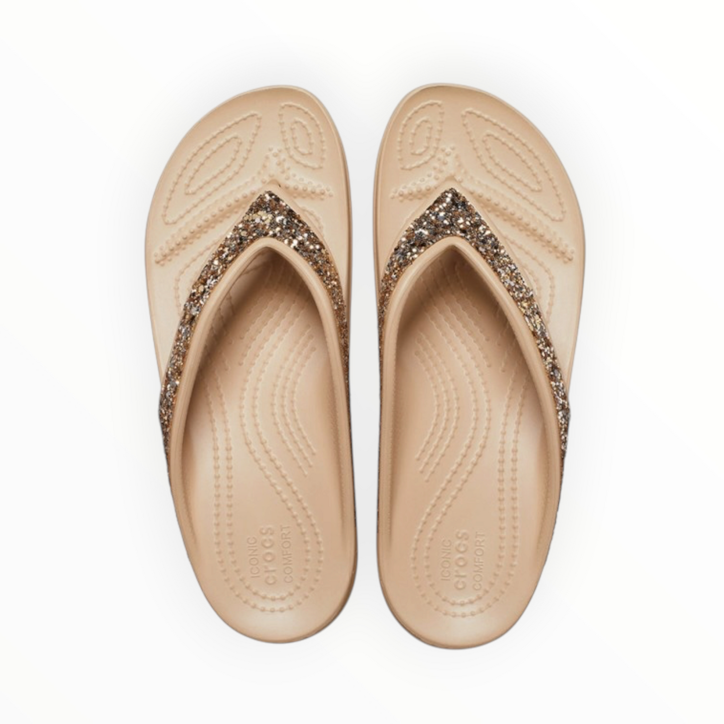 Sloane Glitter Wedge Flip Flop size 7