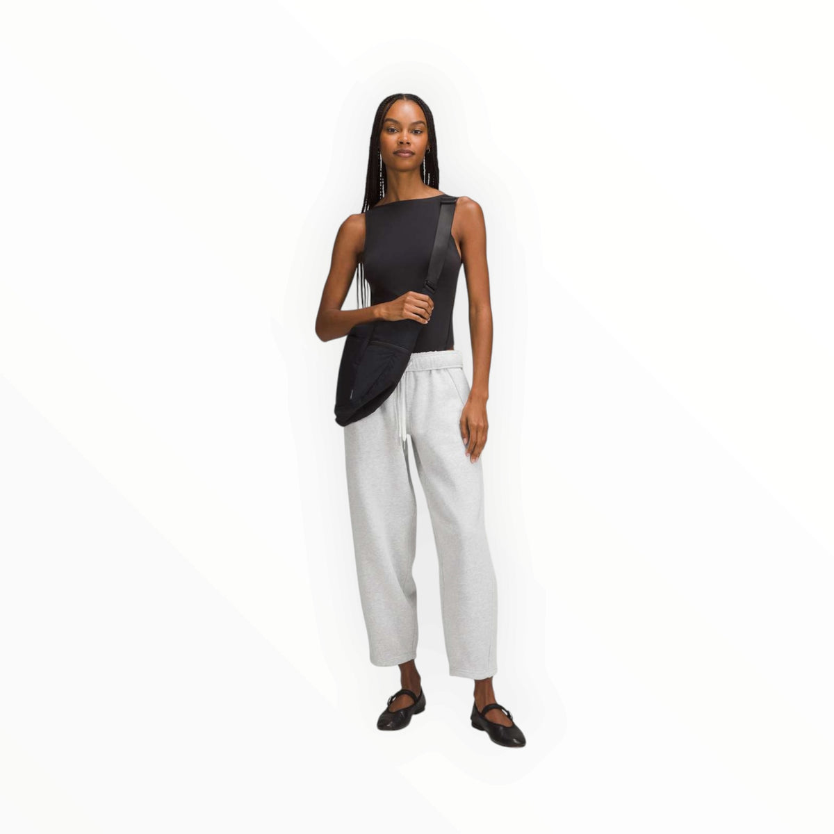 Scuba Mid-Rise Barrel-Leg Pant *7/8 Length size M
