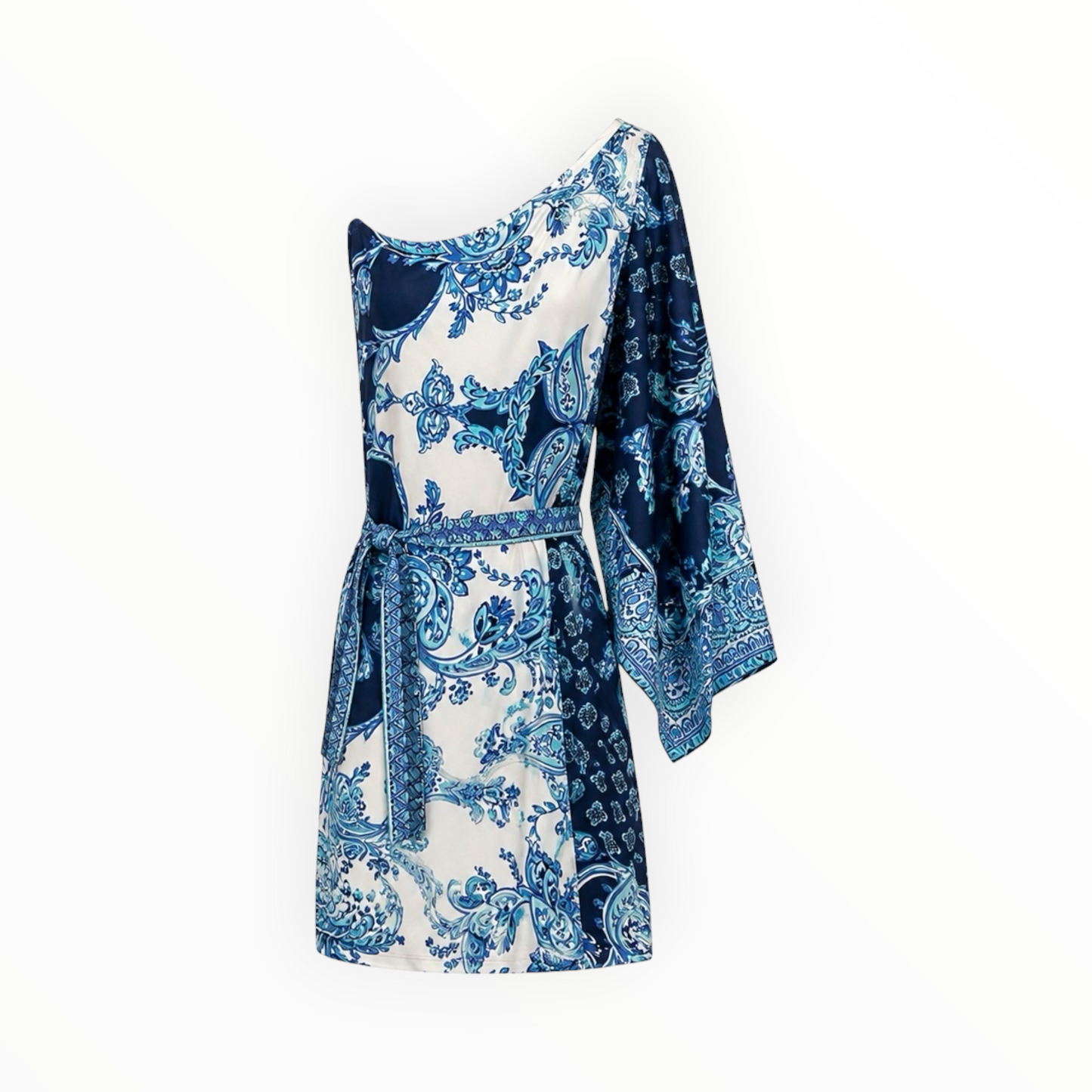 One-Shoulder Wing Sleeve Dress size 8