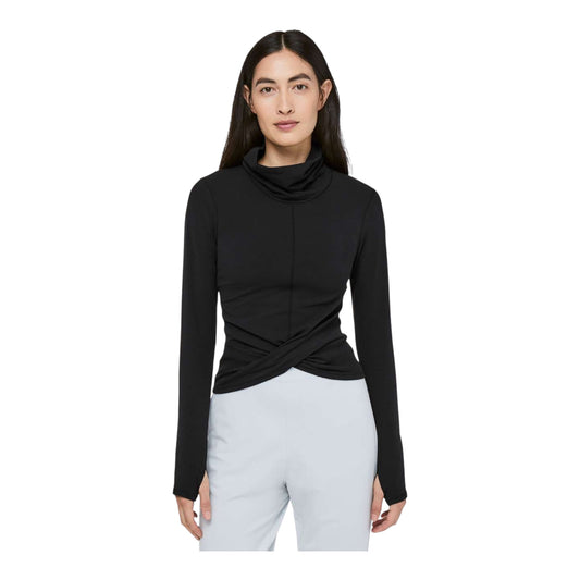 Twist Front High Neck Top Size 2