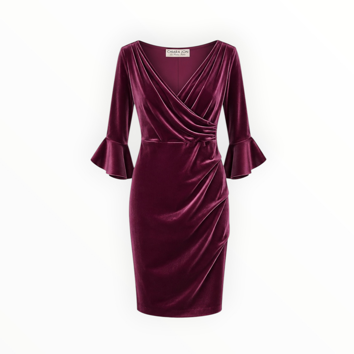Velvet Flare Sleeve Dress size 50