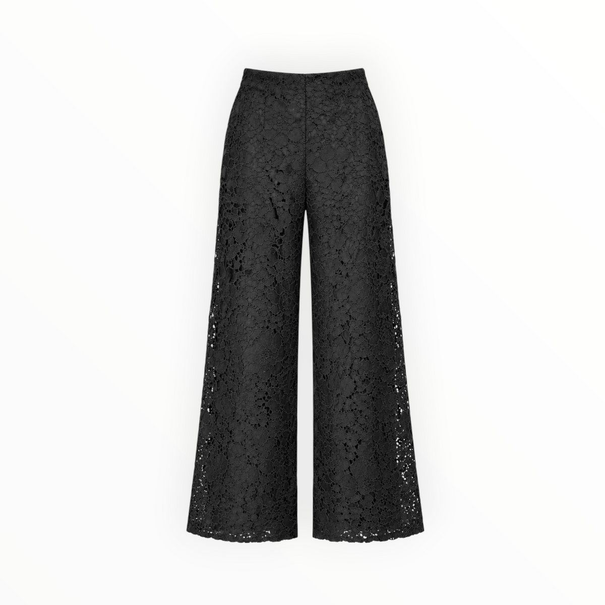 Floral Lace Wide-Leg Pants size 0