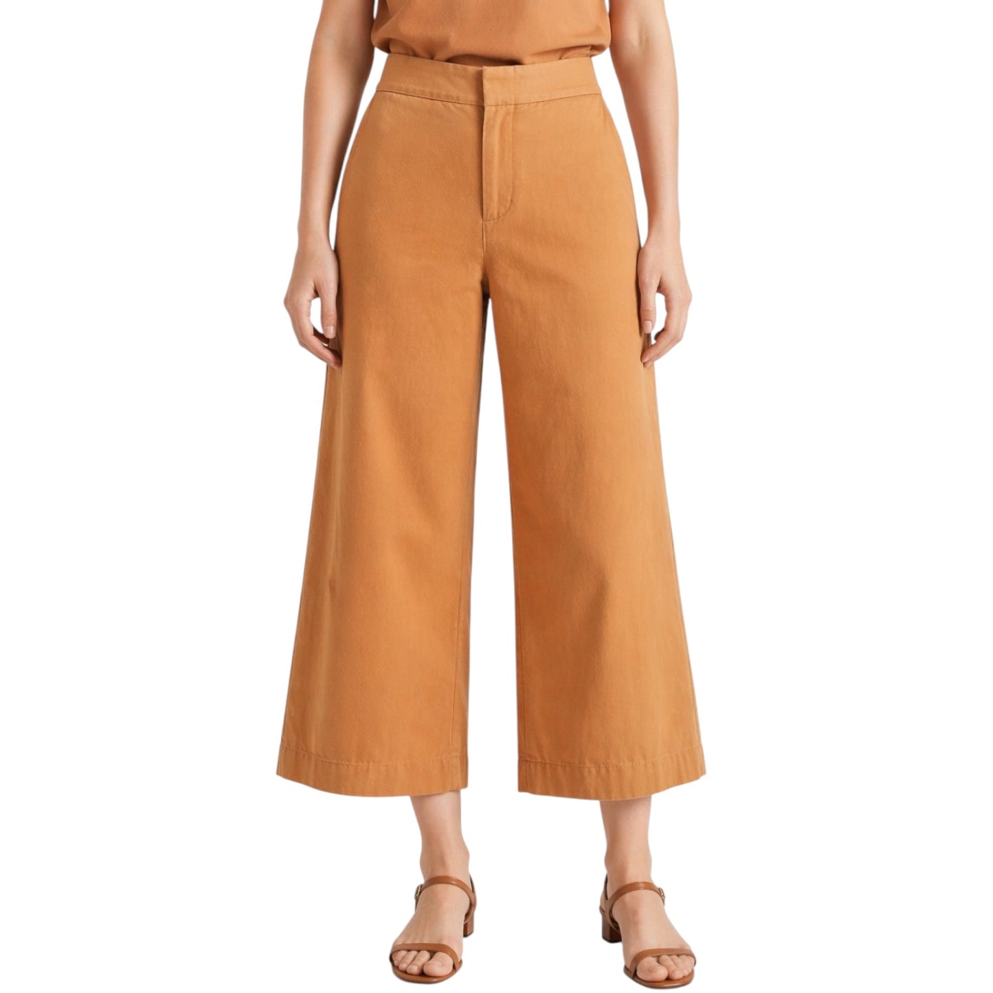 Wide-Leg Orange Trousers size 2 NEW WITH TAGS