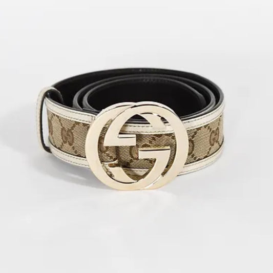 GG Canvas Logo Belt size 85