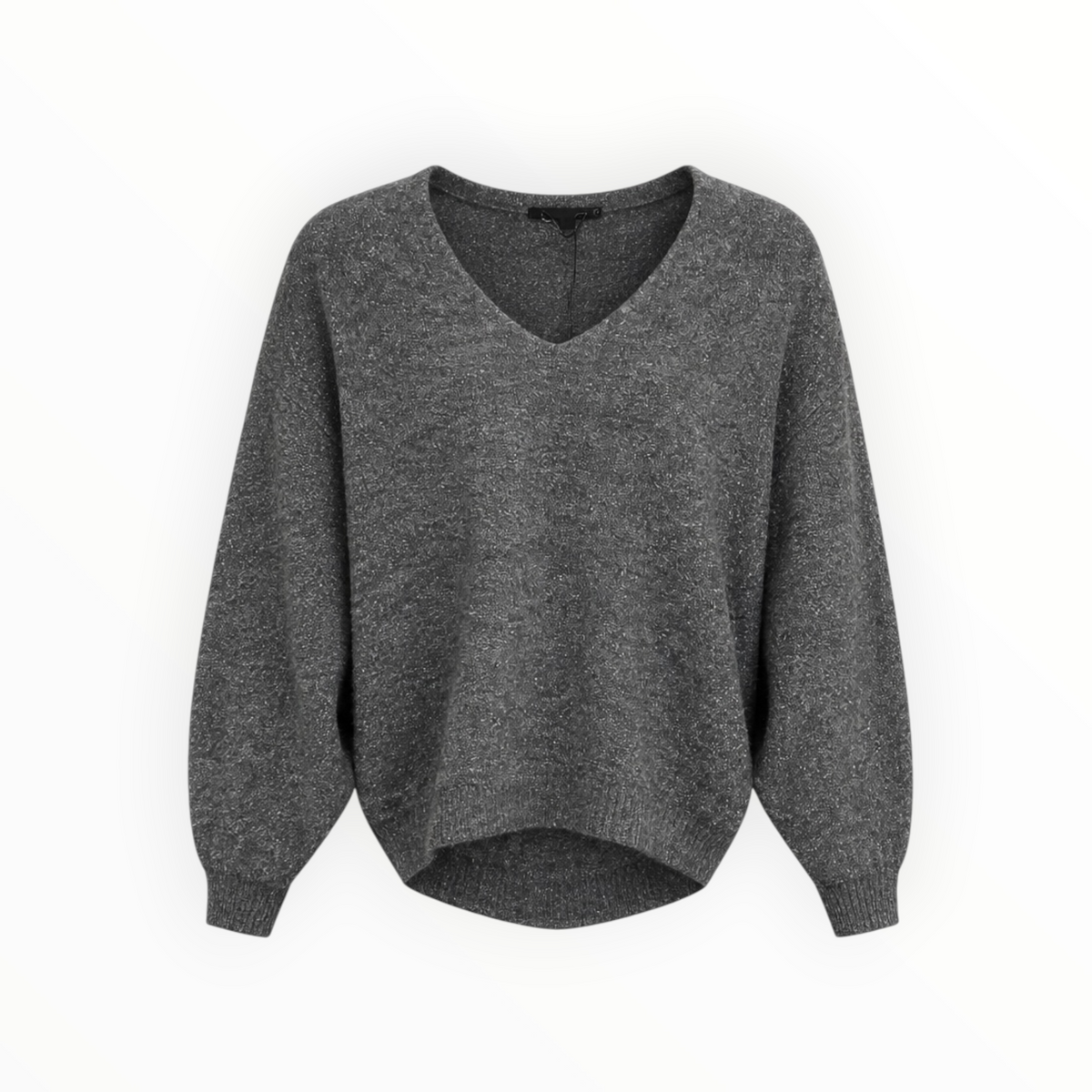 Relaxed Shimmer Knit Sweater size S