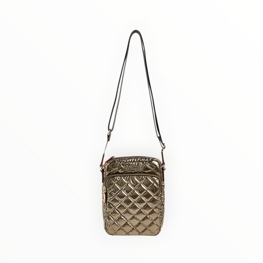 Metro Metallic Crossbody Bag