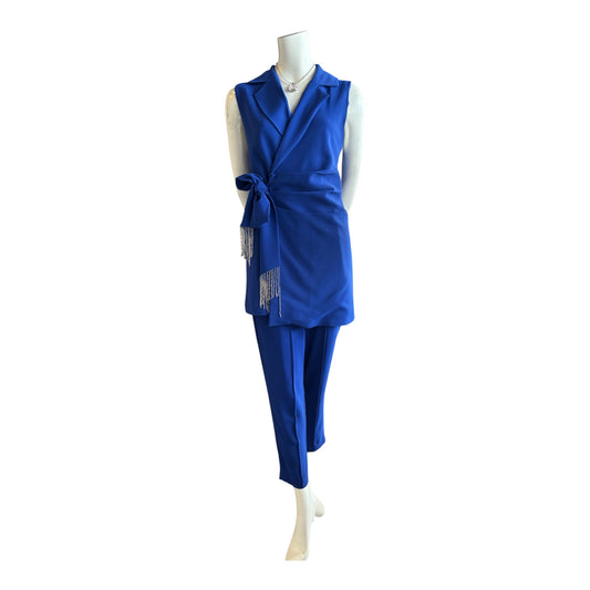2 Piece Matching Vest and Pant Suit size small