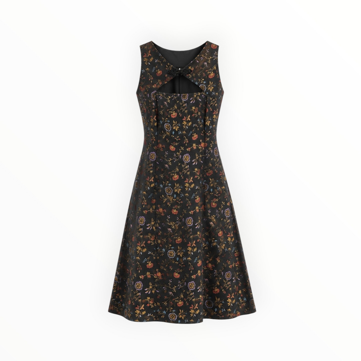 Embroidered Floral Cutout Dress size 4