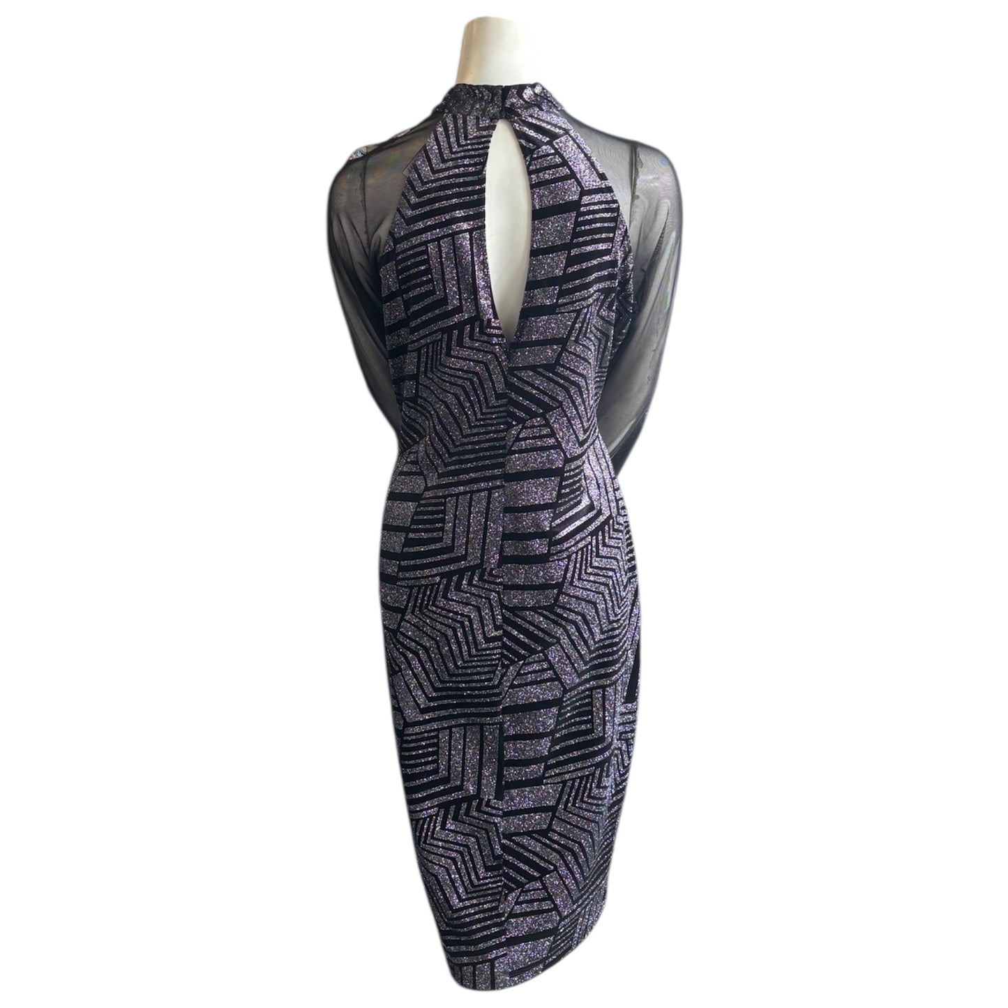 Black Shimmer Dress Size 14