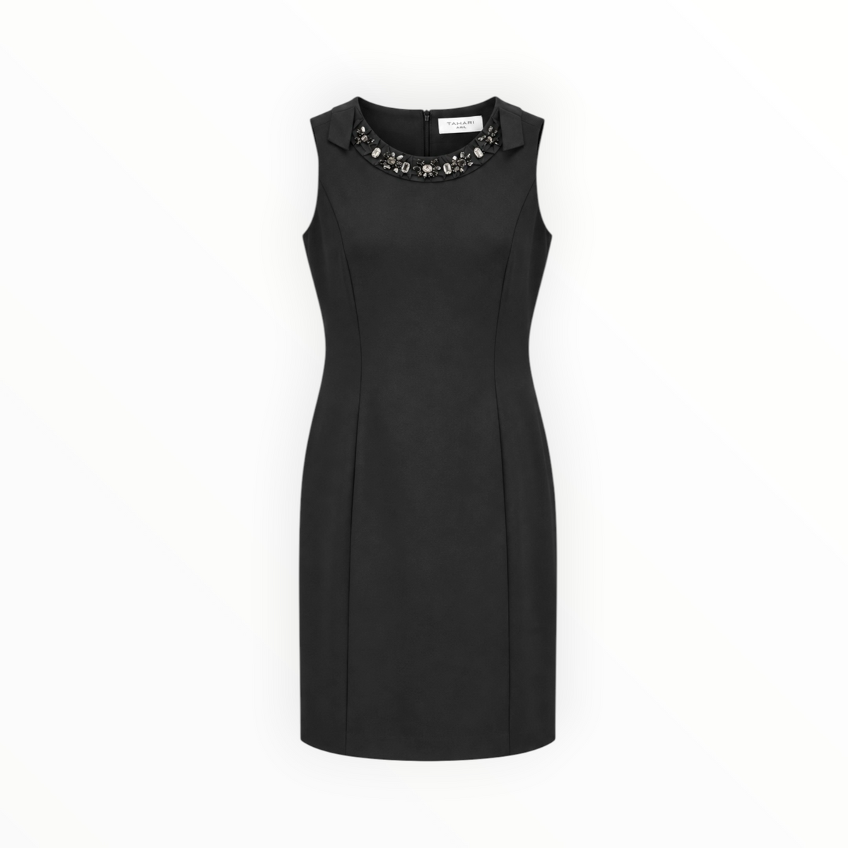 Embellished Neckline Sheath Dress size 16